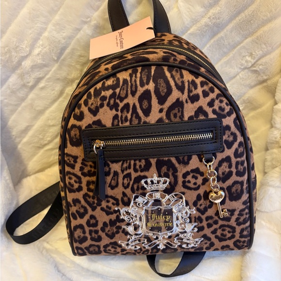 Juicy Couture Brown Leopard Backpack - Picture 3 of 6